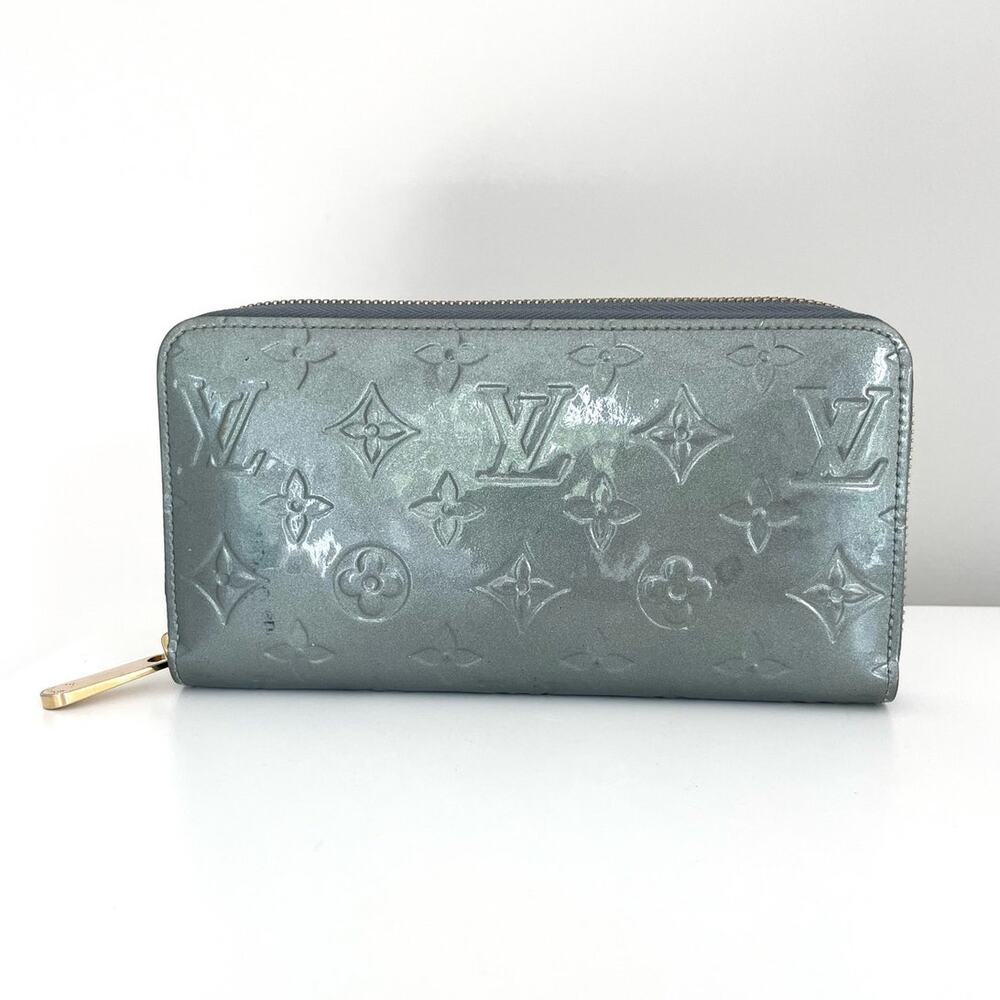 SOLD Louis Vuitton LV Monogram Vernis Zippy Zip Around Long Leather Card Wallet